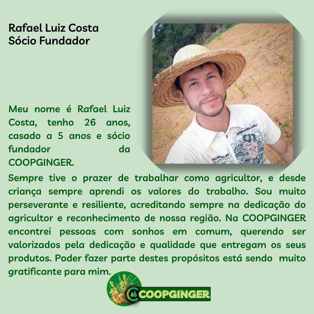 Meu nome é Leonarda Maria Plaster, sou sócia fundadora da COOPGINGER, sou advogada e também sou agricultora com muito orgulho. Estou na cooperativa em busca de reconhecimento e valorização para as famílias q (6).png